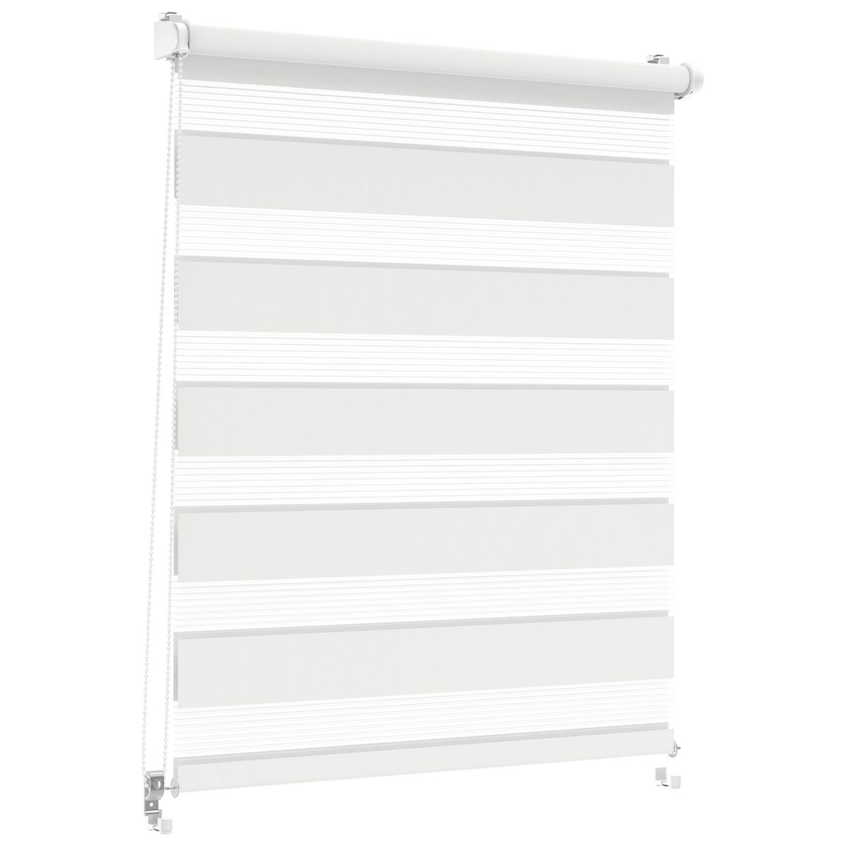 Roleta dzień noc Classic Click 73.5 x 215 cm biała