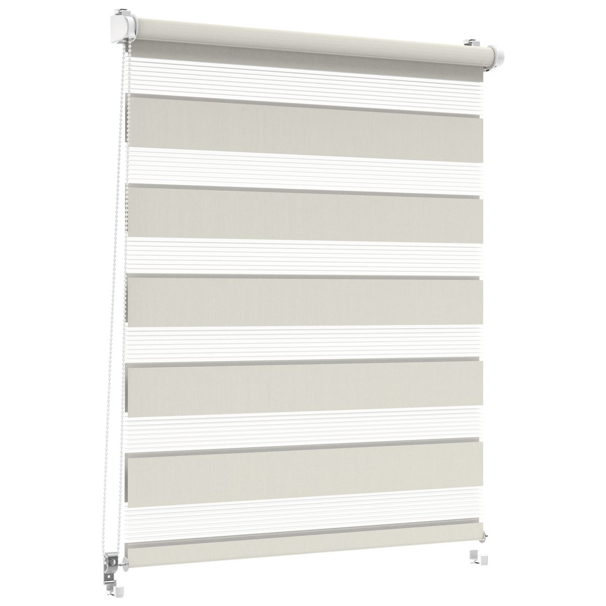 Roleta dzień noc Classic Click 58.5 x 140 cm srebrna