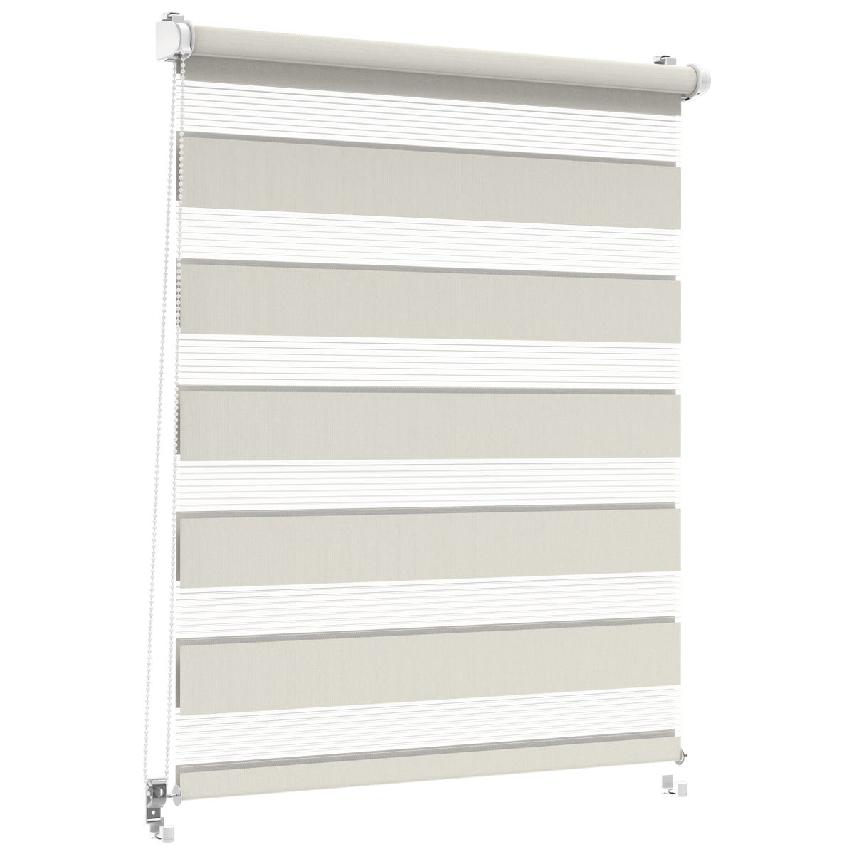 Roleta dzień noc Classic Click 76 x 140 cm srebrna