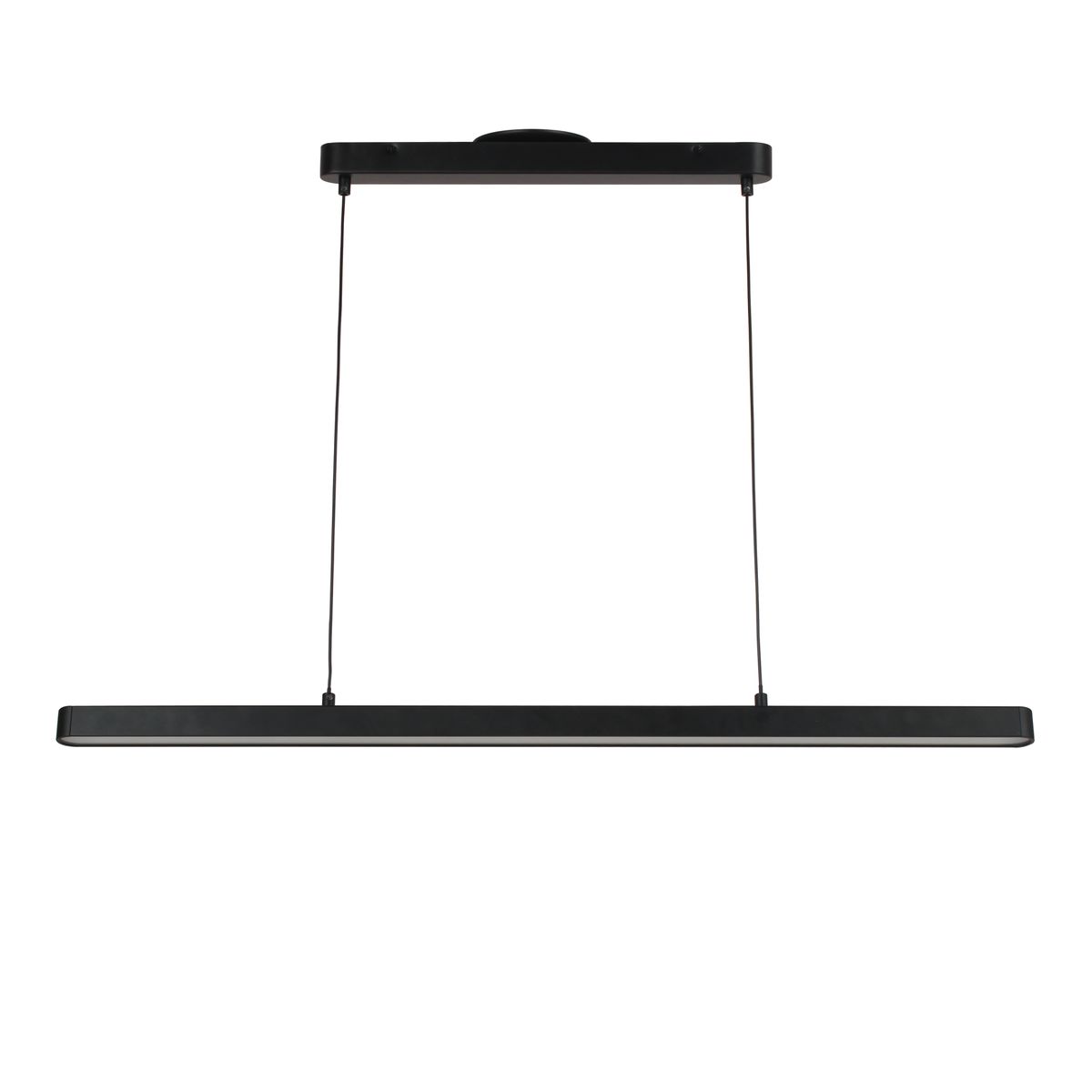 Lampa wisząca Flut czarna LED Inspire