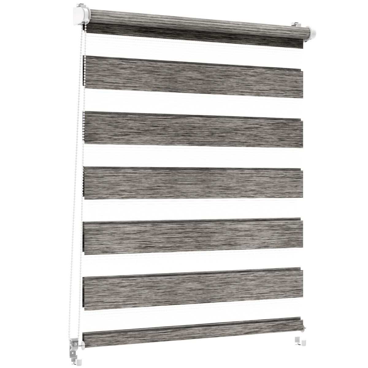 Roleta dzień noc Naturale Click 66 x 215 cm szara