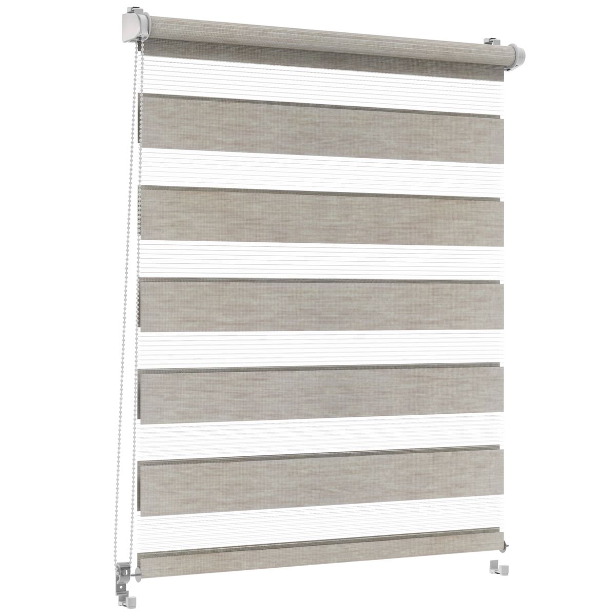 Roleta dzień noc Click 93.5 x 140 cm granit