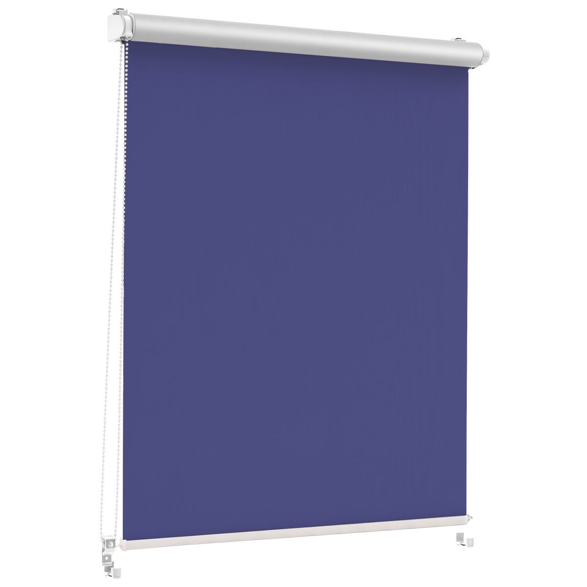 Roleta zaciemniająca Silver Click 56 x 150 cm granatowa termoizolacyjna