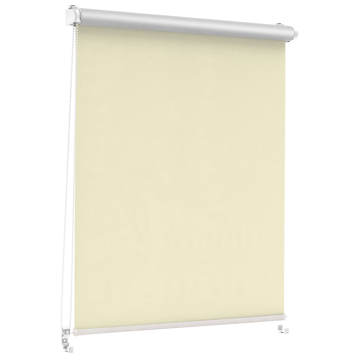 Roleta zaciemniająca Silver Click 71 x 150 cm kremowa termoizolacyjna