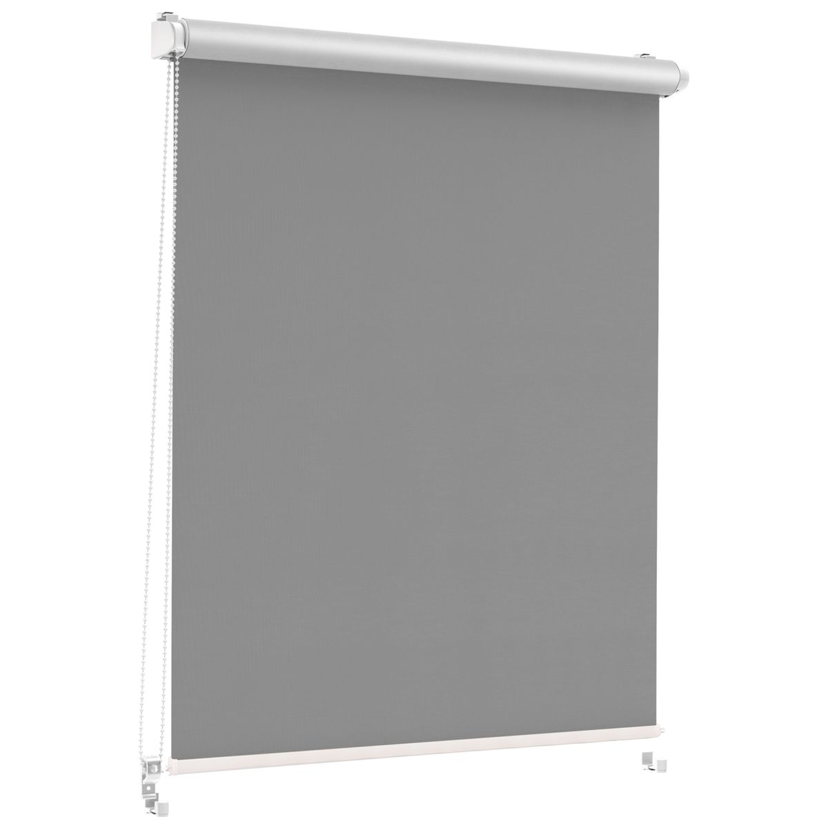 Roleta zaciemniająca Silver Click 76 x 215 cm grafitowa termoizolacyjna