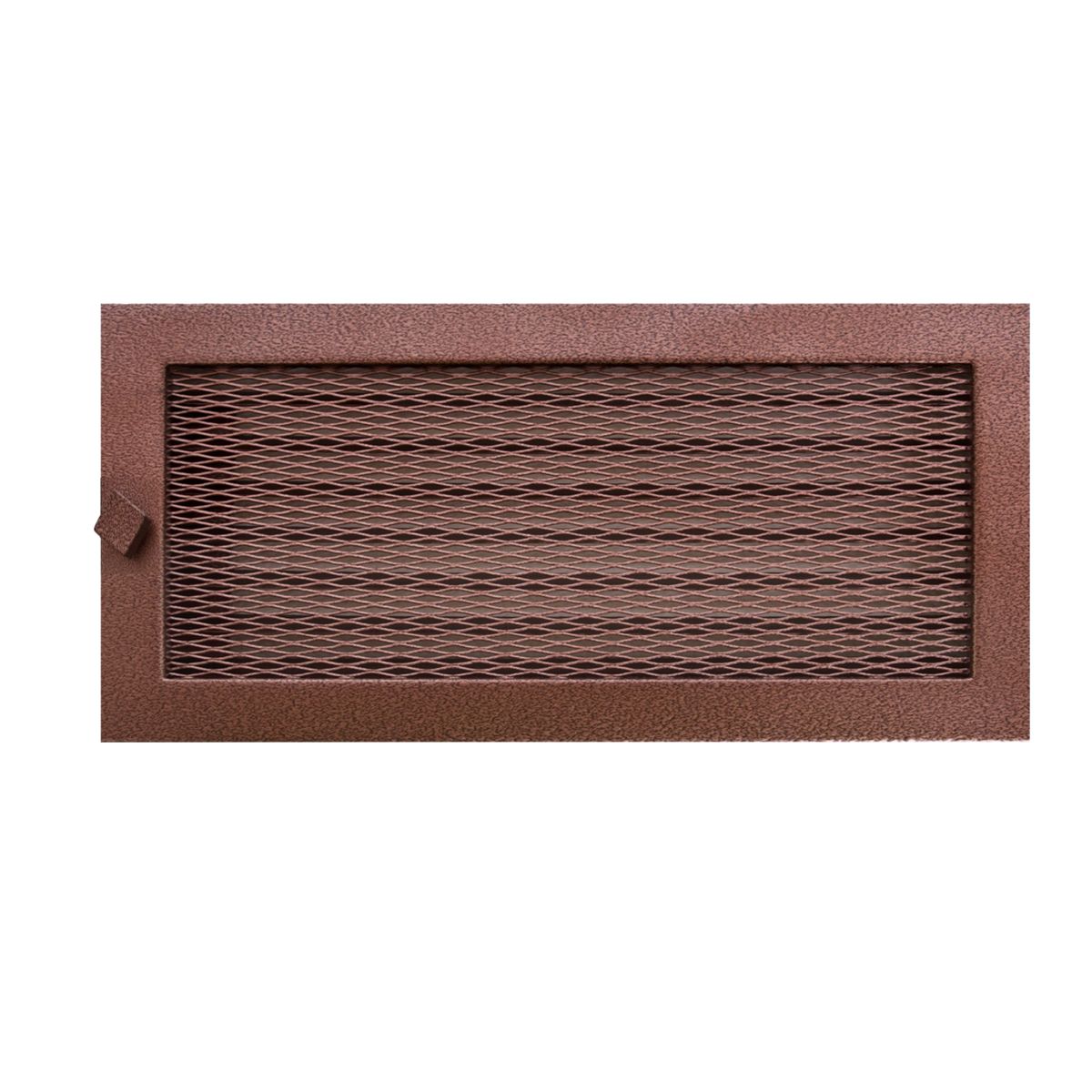 NORDFLAM Kratka kominkowa 17 x 37 cm z żaluzją Stara miedź