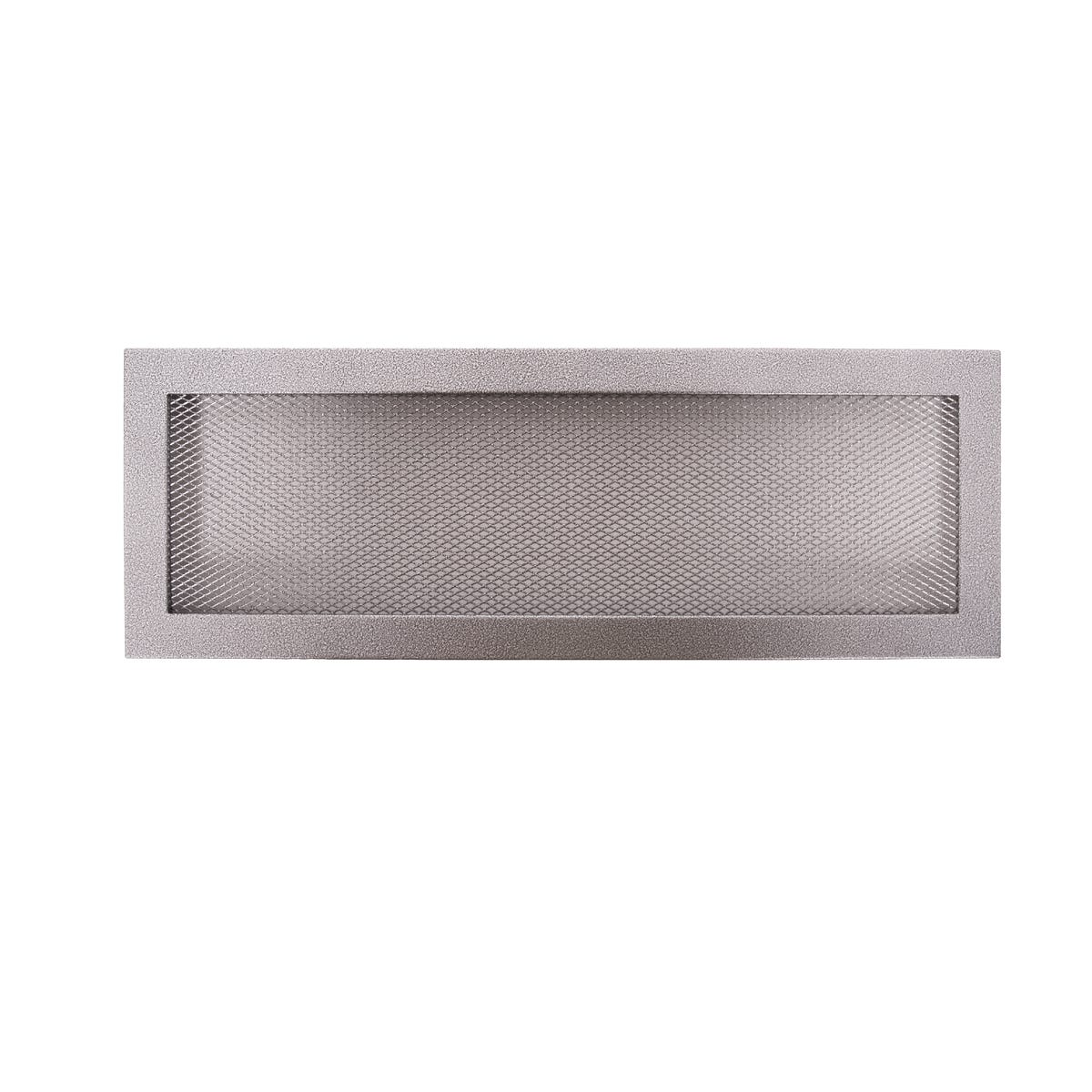NORDFLAM Kratka kominkowa 17 x 49 cm Stare srebro