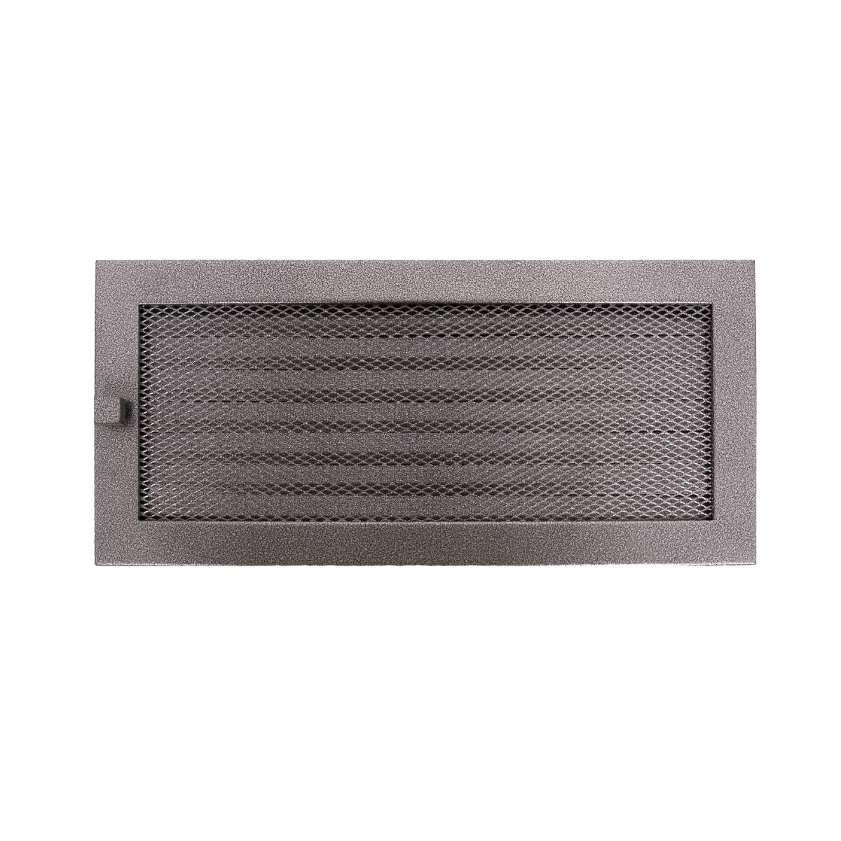 NORDFLAM Kratka kominkowa 17 x 37 cm z żaluzją Stare srebro
