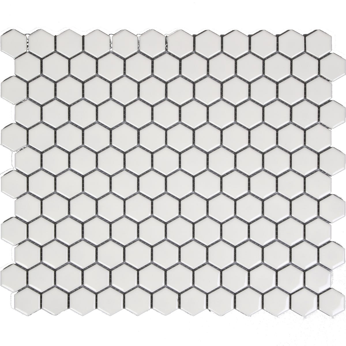Mozaika Hexa White Glossy 26.5 x 31 Artens