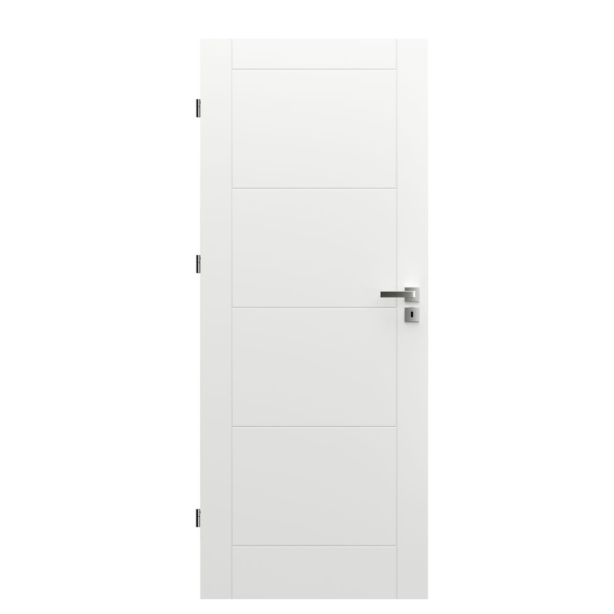 Porta Drzwi wewnętrzne pełne Trim W 80 Lewe Białe