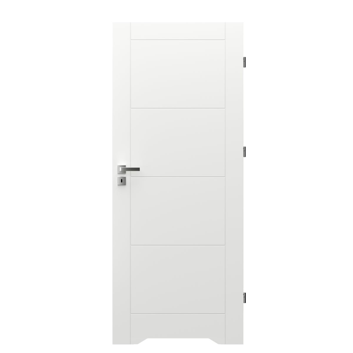 Porta Drzwi wewnętrzne łazienkowe Trim W 60 Prawe Białe