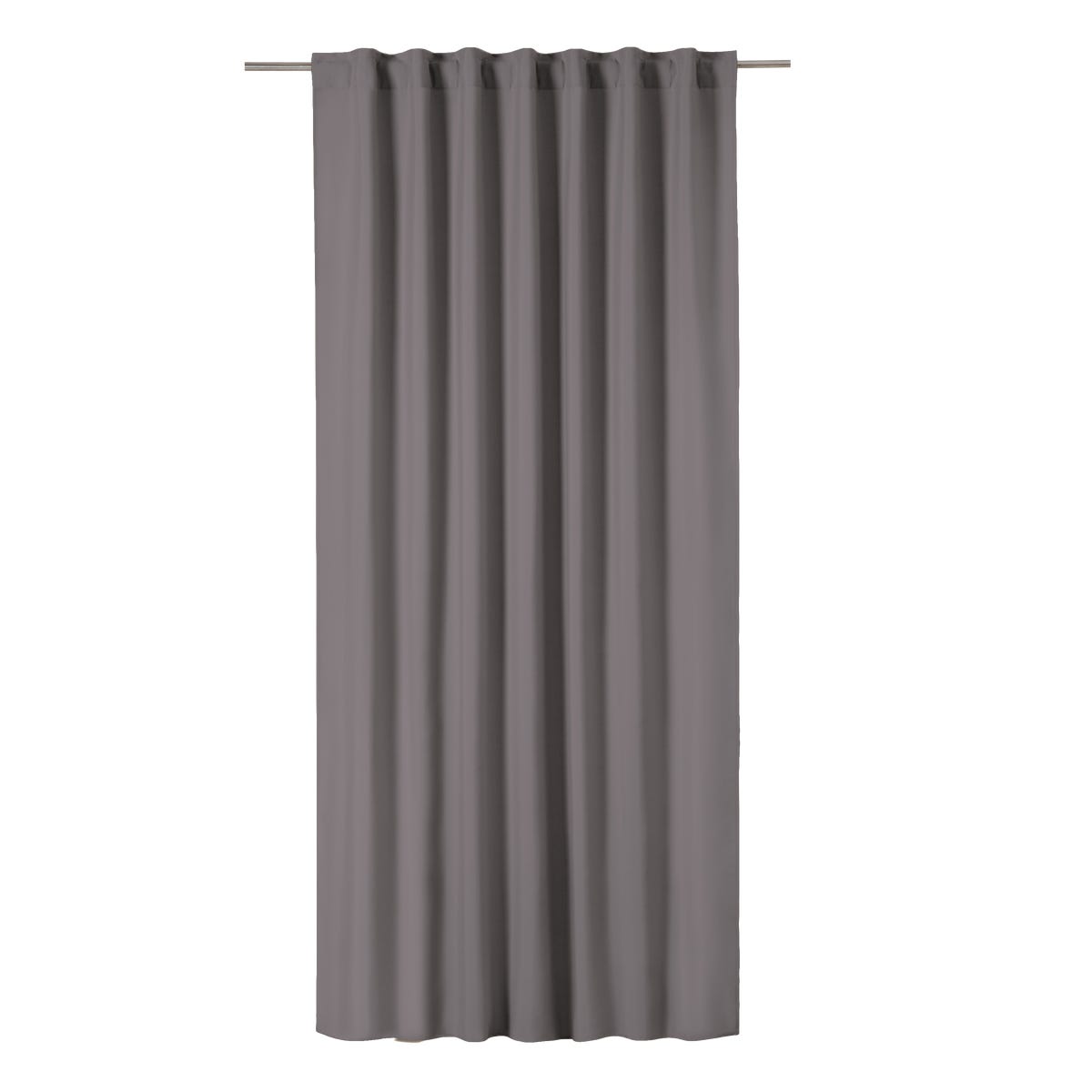 Zasłona Pharell Fossil brązowa 140 x 280 cm na taśmie Inspire