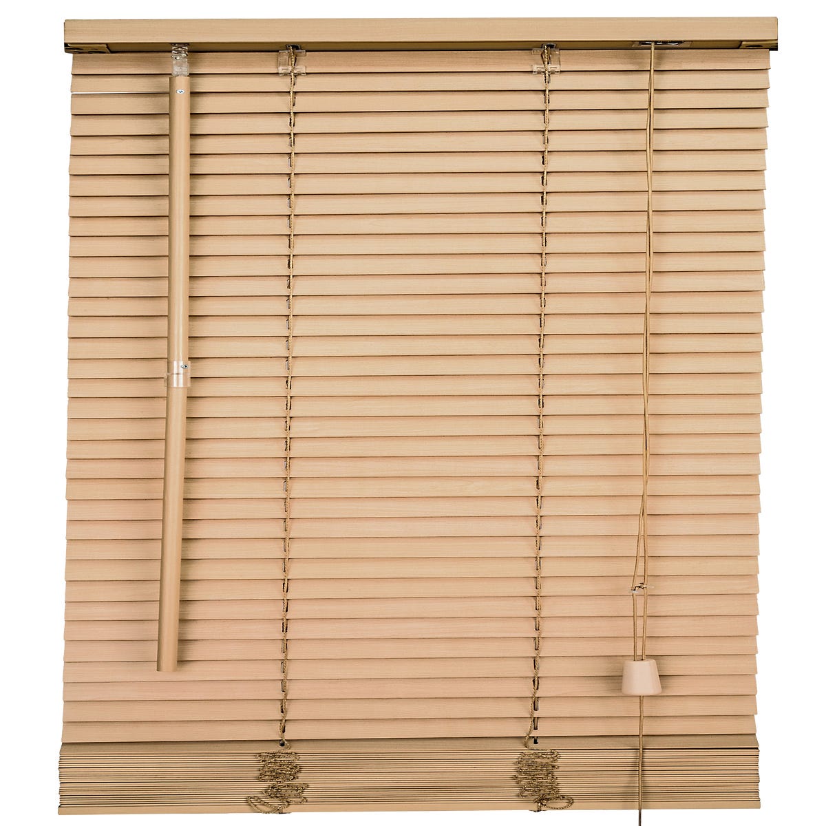 Żaluzja drewniana Nordic 100 x 250 cm brązowa 27 mm