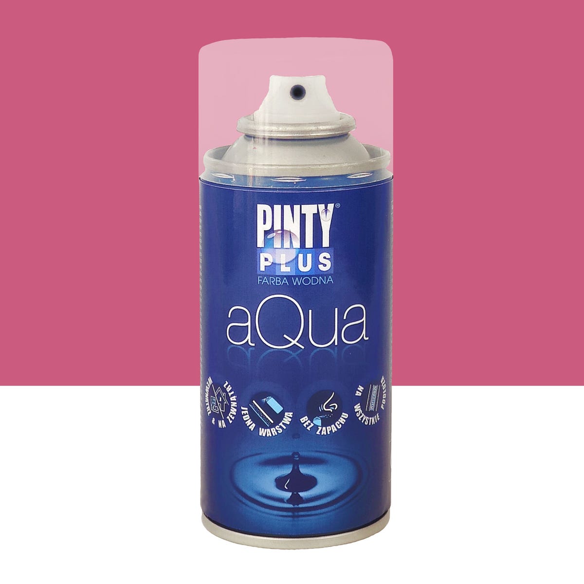 Farba wodna w sprayu AQUA 150 ml Crimson red PINTY PLUS