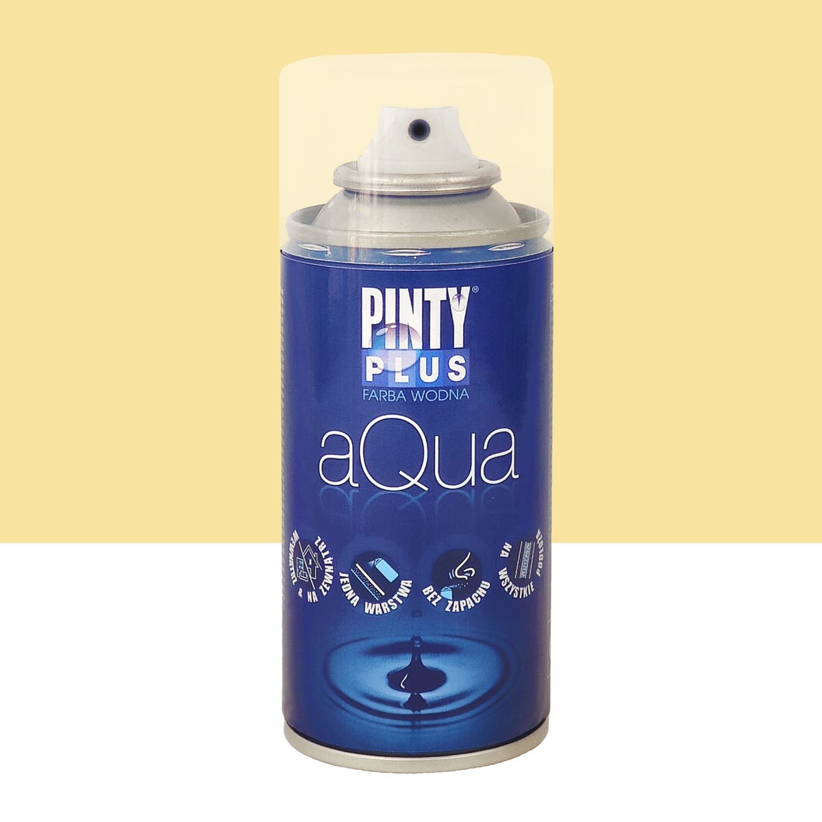 Farba wodna w sprayu AQUA 150 ml Yellow chick PINTY PLUS
