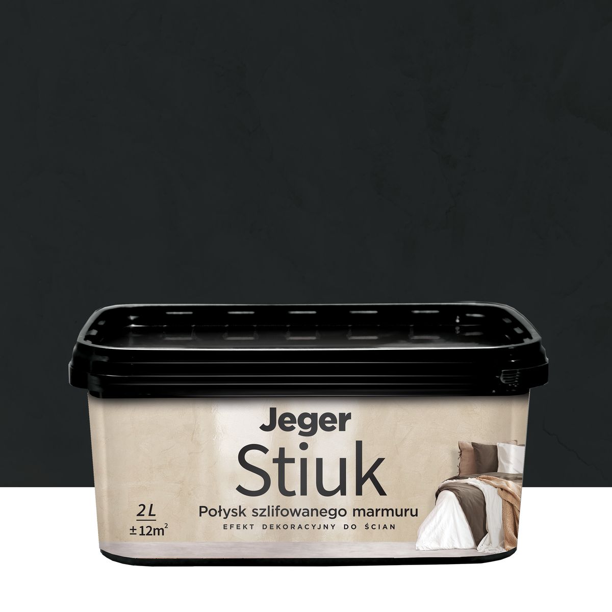 Efekt dekoracyjny STIUK 2 l kolor nr nr 7 Carbon JEGER