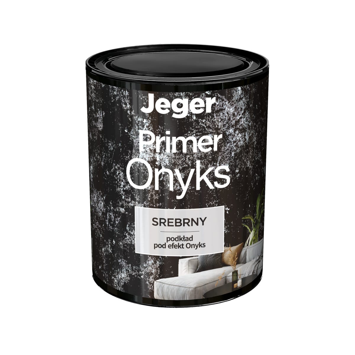 Podkład pod efekt Onyks primer 1 l srebrny Jeger