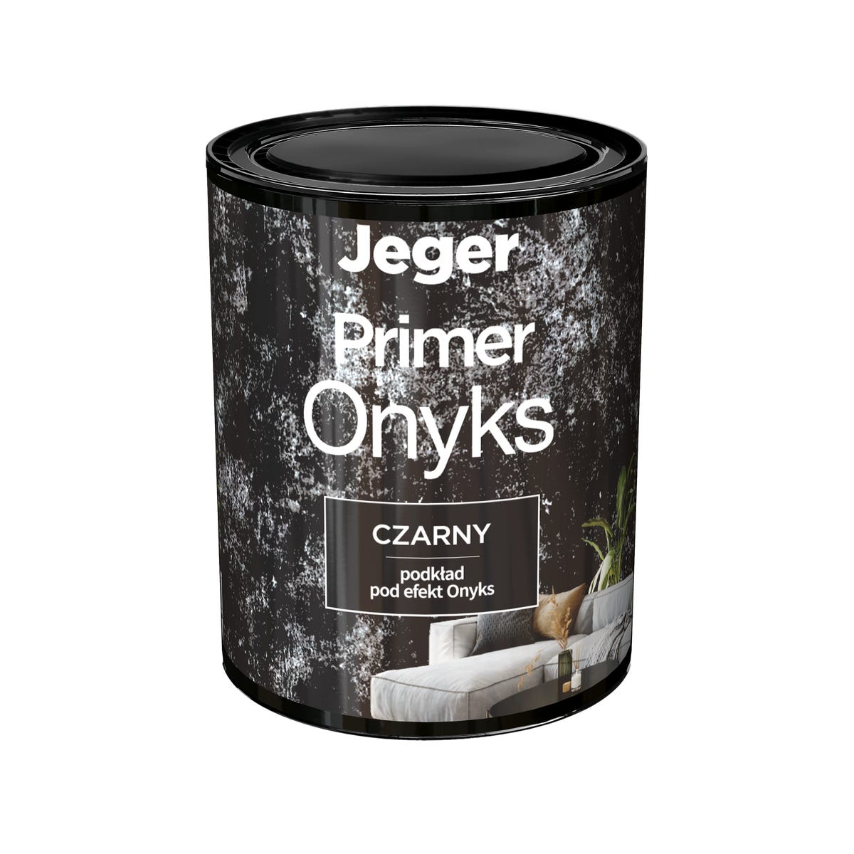 Podkład pod efekt Onyks primer 1 l czarny Jeger