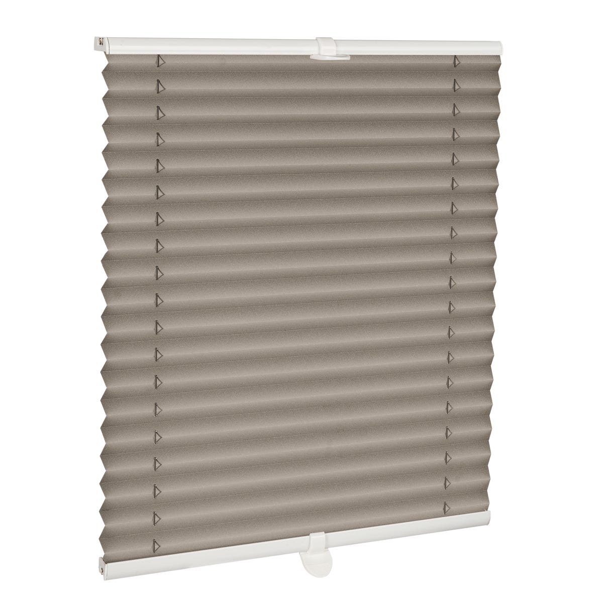 Roleta plisowana 72.5 x 150 cm szara Inspire