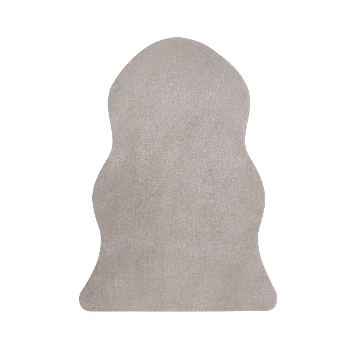 Dywan sztuczna skóra królika Bianca brązowy 60 x 90 cm Inspire