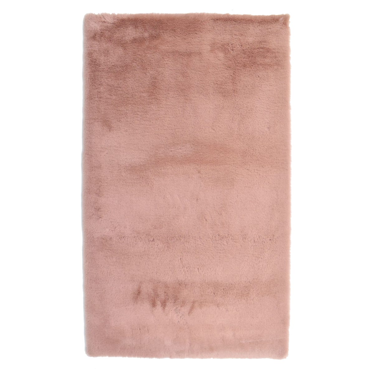 Dywan rabbit pluszowy Rabbii pudrowy róż 80 x 140 cm