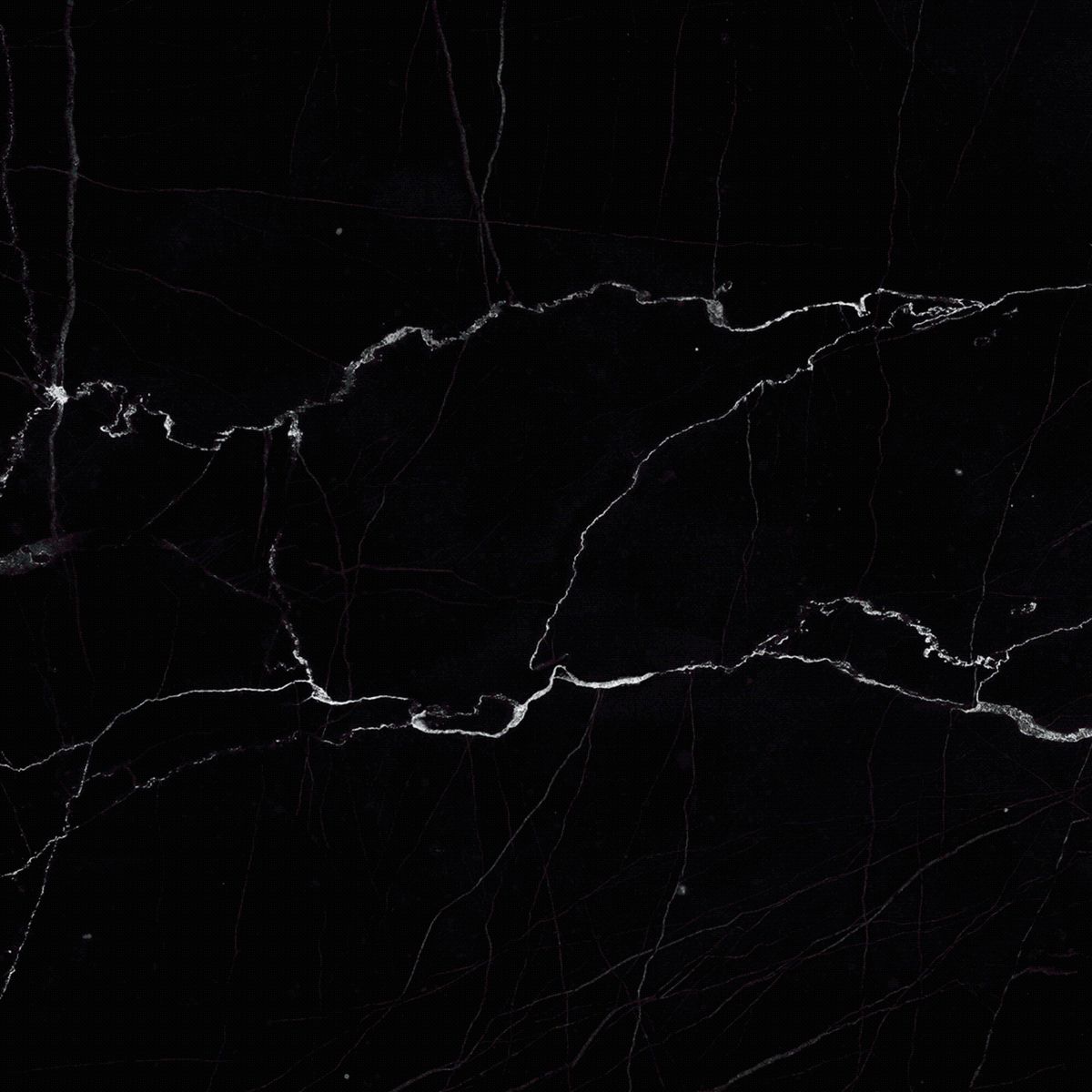 Alfa-Cer Panel kuchenny szklany Marble black 60 x 60 cm