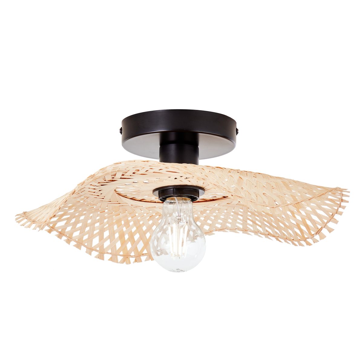 Lampa sufitowa Pizzi beżowa E27 Inspire