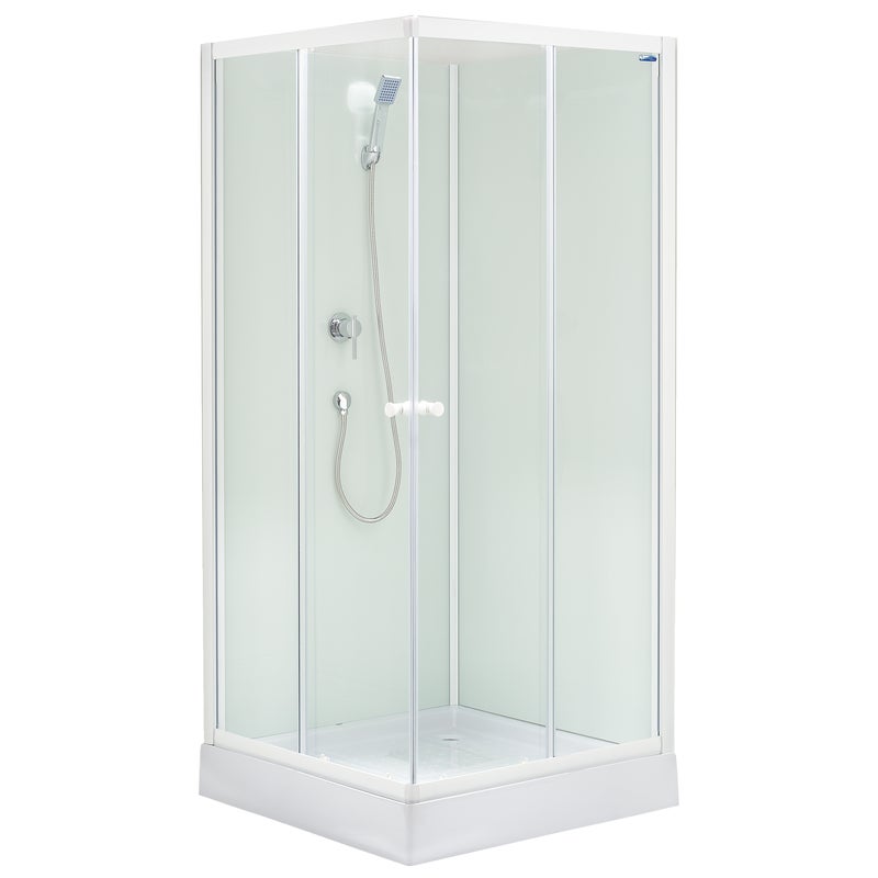 Kabina prysznicowa 90 x 90 cm Smart White Savana