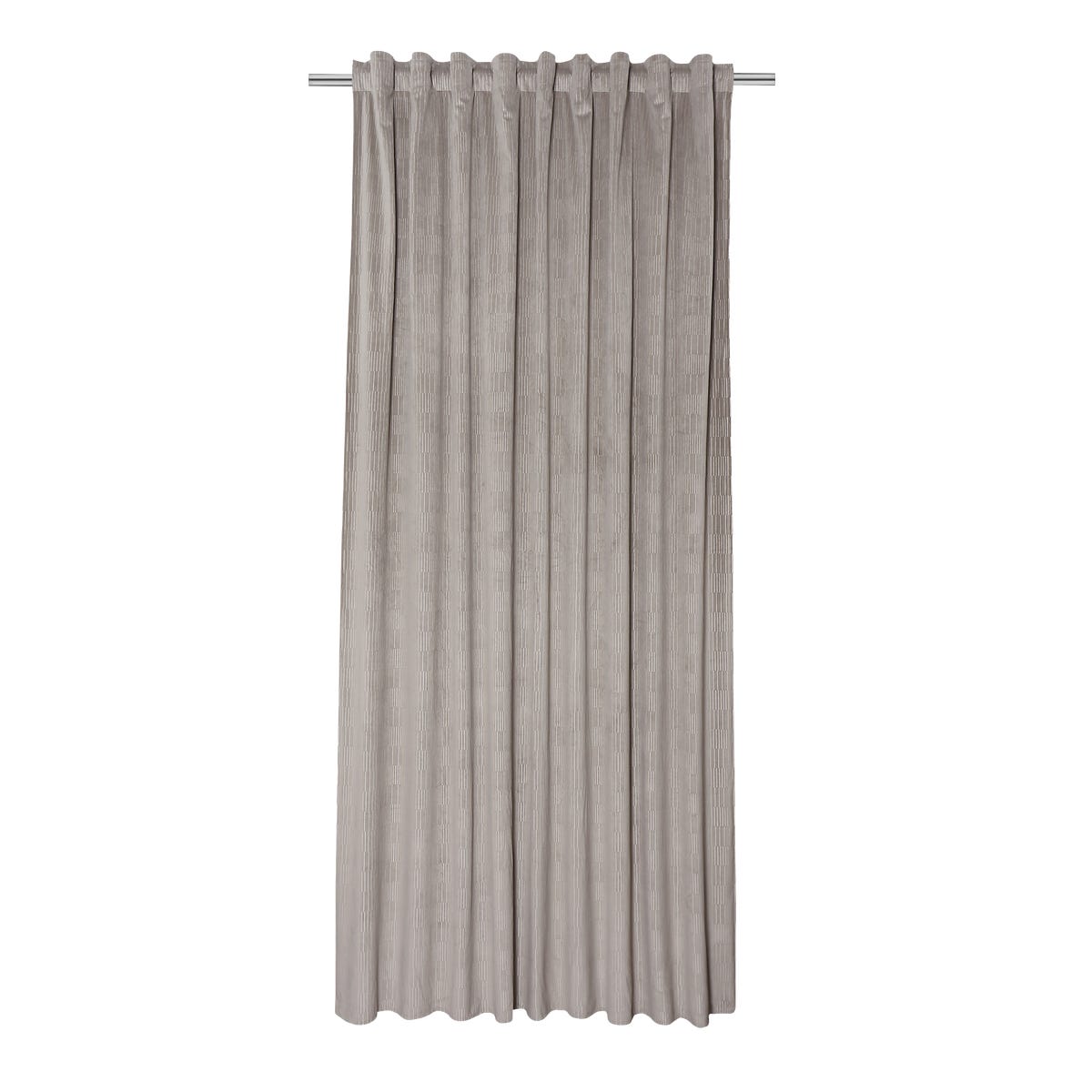 Zasłona Gia Moon 4 beżowa 200 x 280 cm na taśmie Inspire