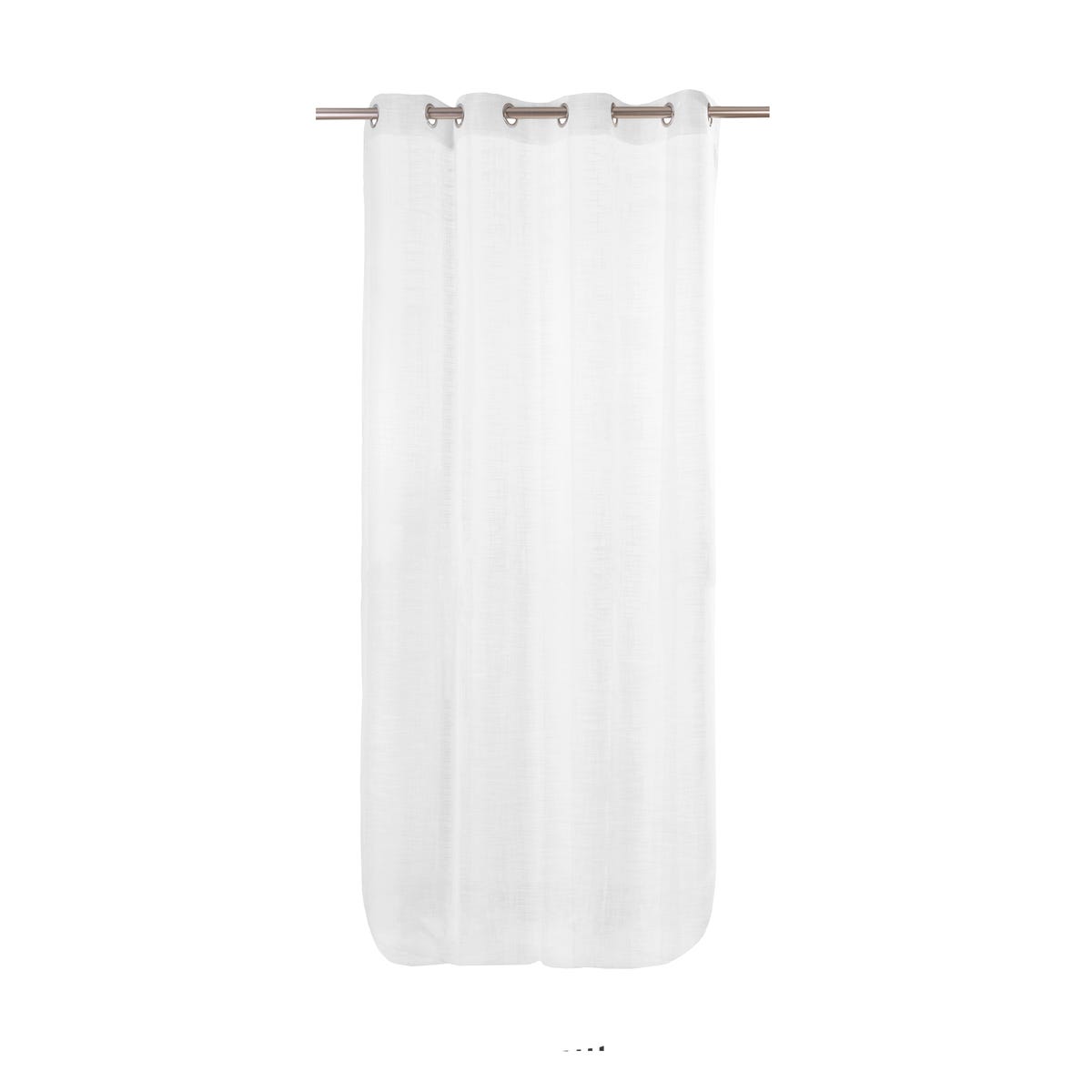 Zasłona Amina biała 140 X 280 cm na przelotkach Inspire