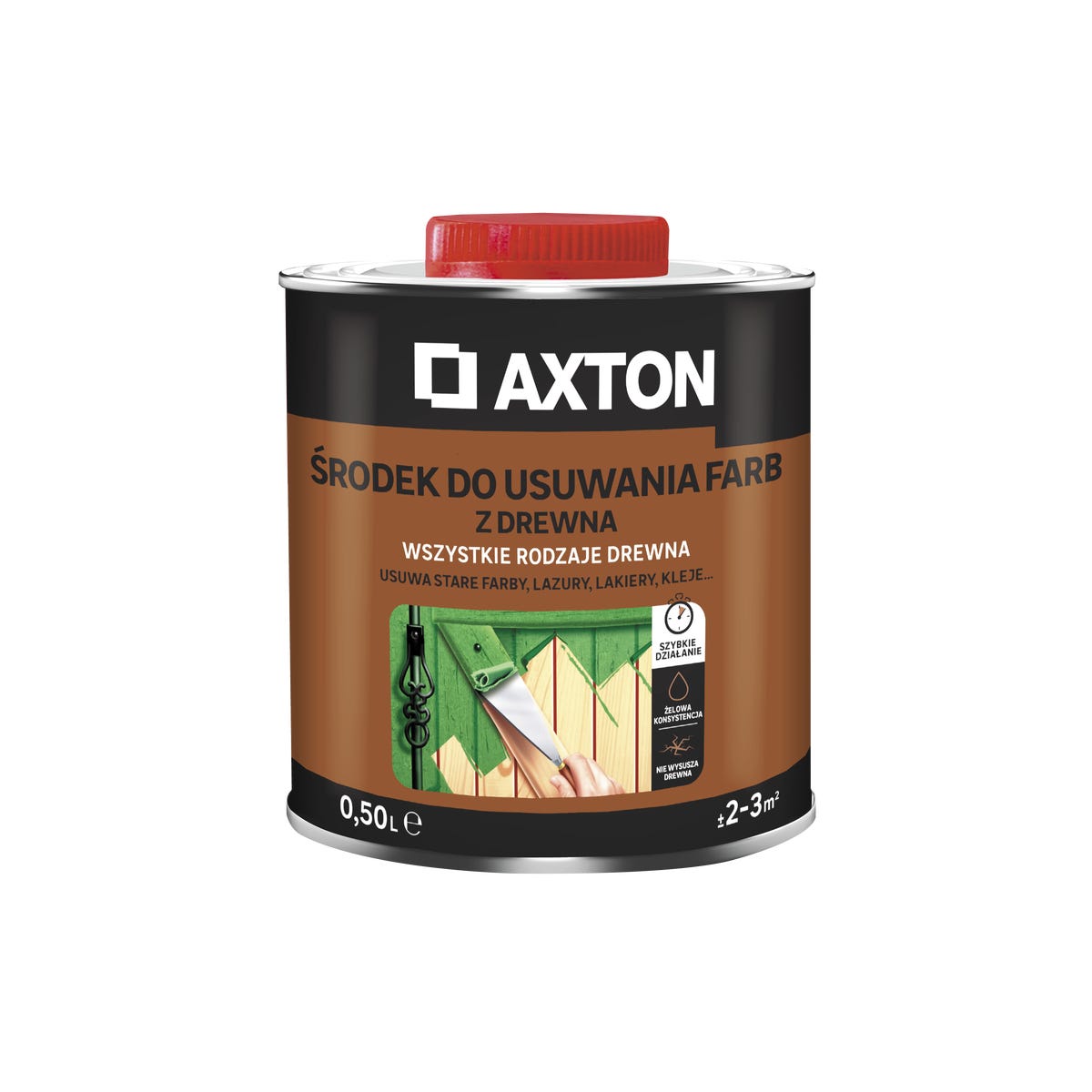 Axton Środek do usuwania farby z drewna 0.5 l