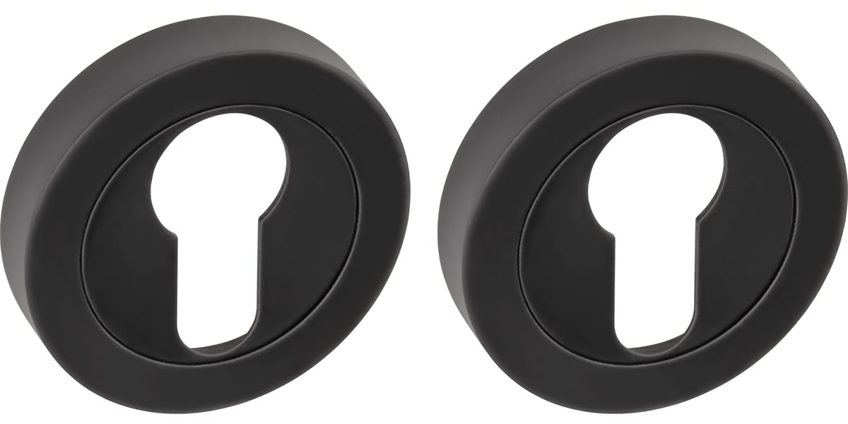 Rozeta podklamkowa do wkładki Letur Czarna Ambition