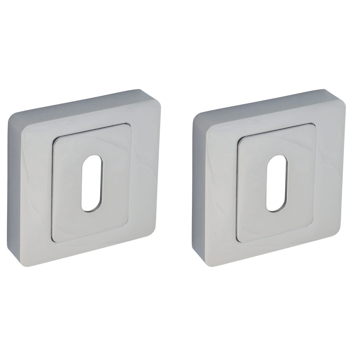 Rozeta podklamkowa pod klucz Eureka Chrom połysk Ambition