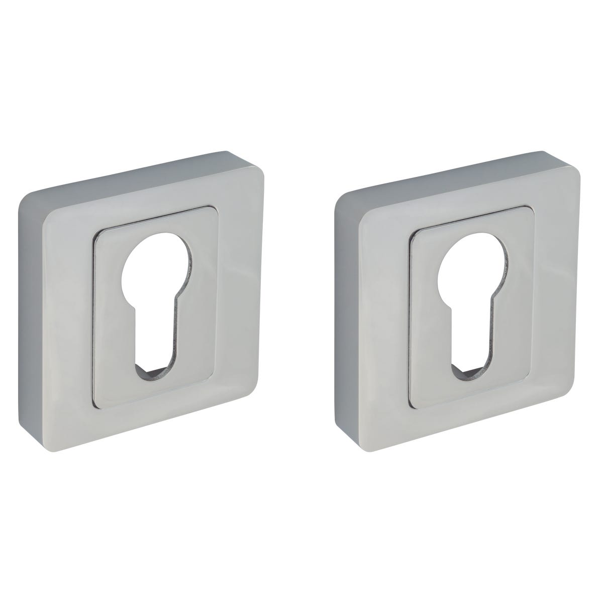 Rozeta podklamkowa do wkładki Eureka Chrom połysk Ambition