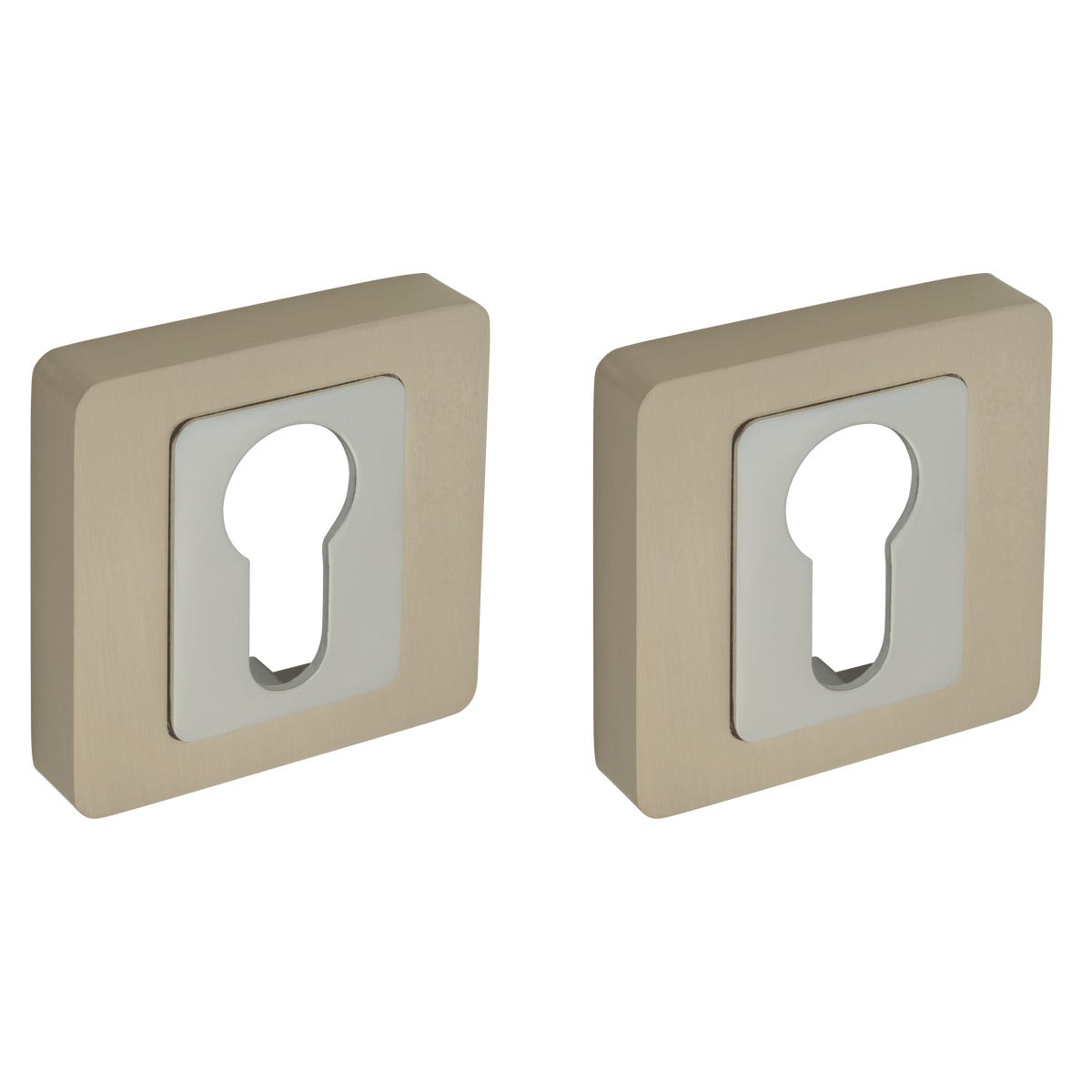 Rozeta podklamkowa do wkładki Cortina/Eureka/Merida Nikiel Chrom Ambition