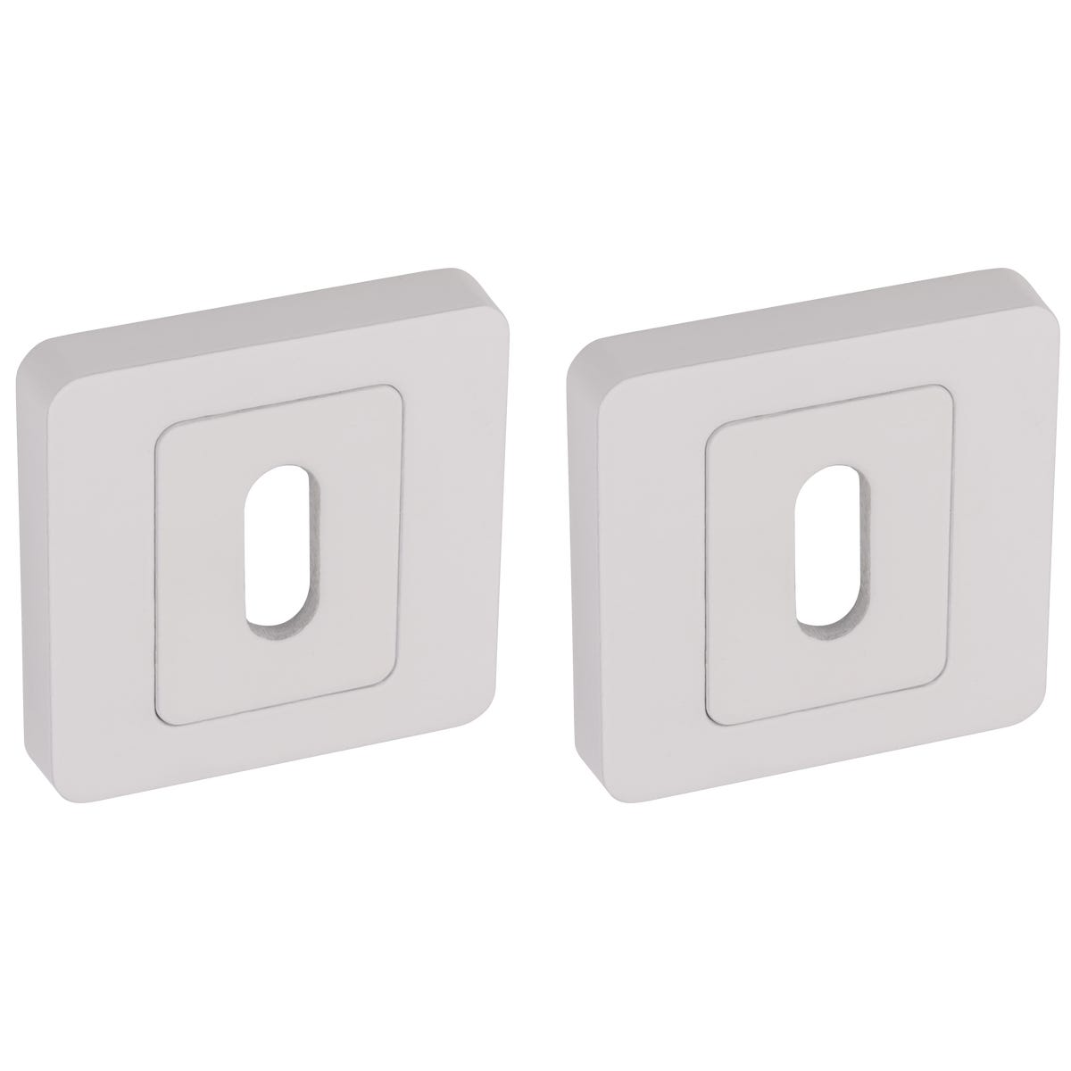 Rozeta podklamkowa pod klucz Eureka Biała Ambition