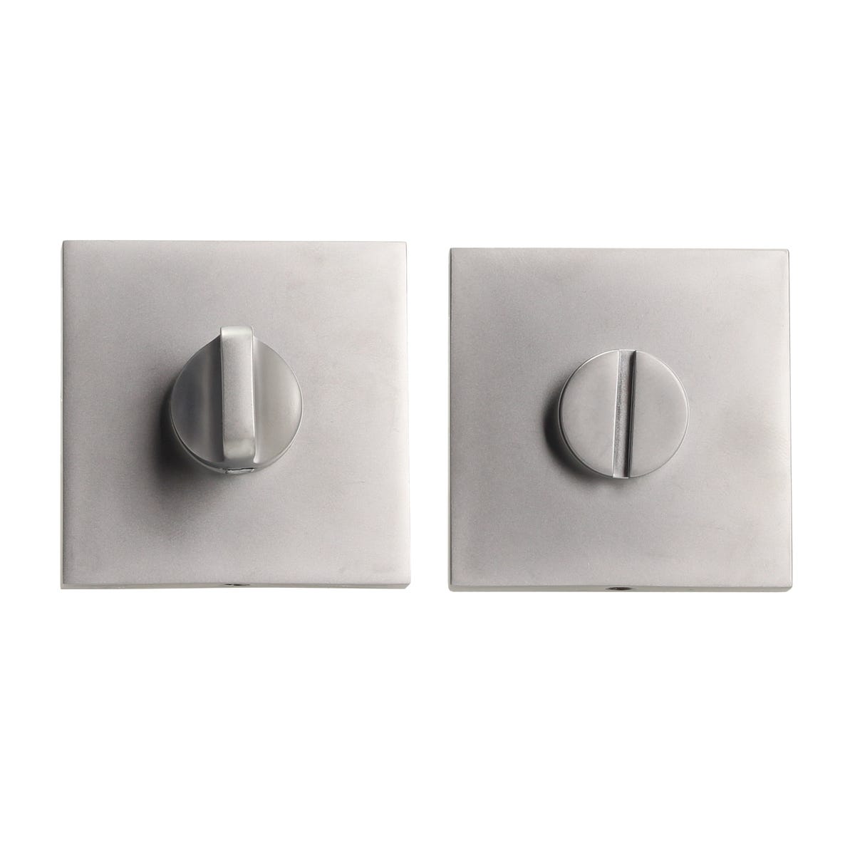 Rozeta podklamkowa do wc Rivero Teri chrom satynowy Inspire