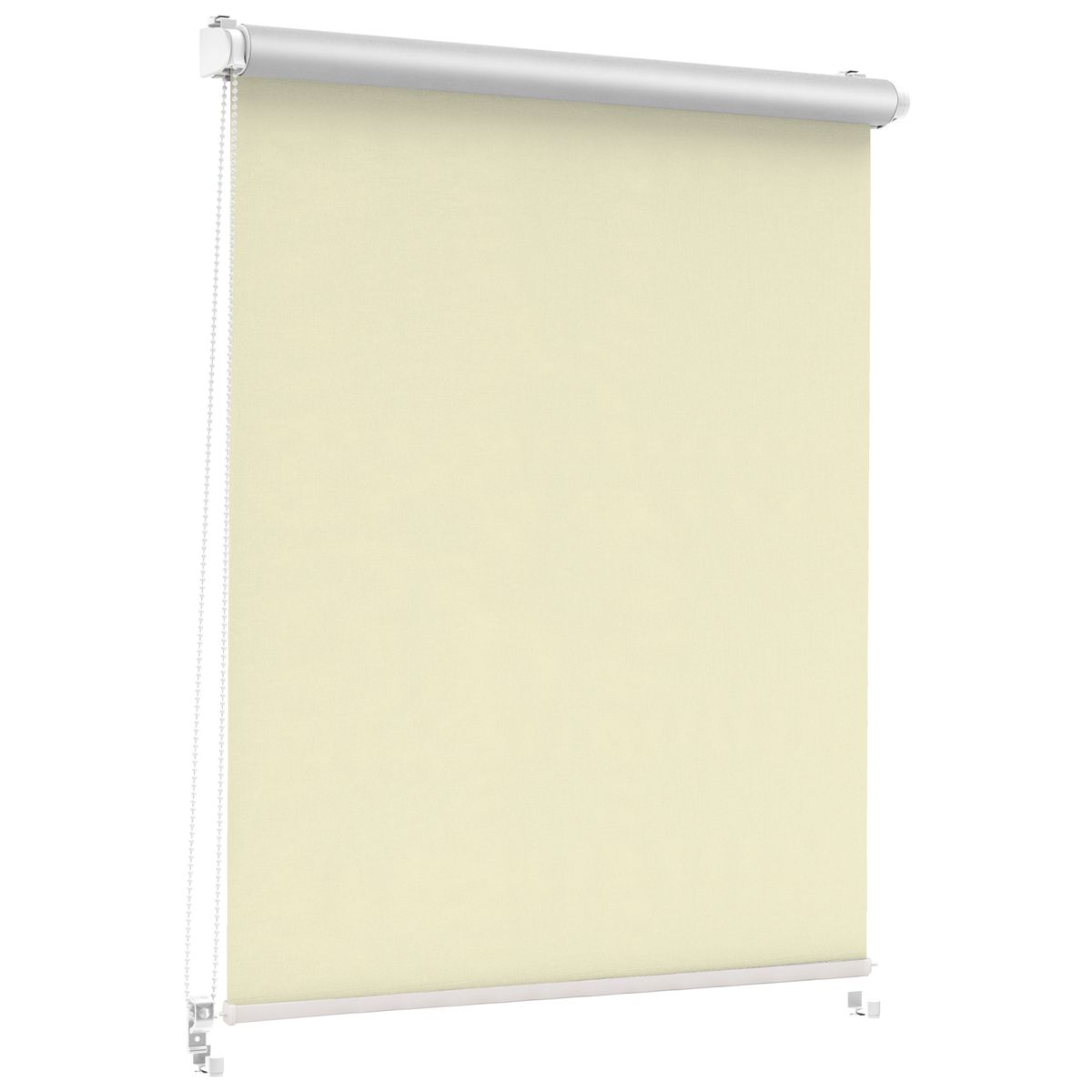 Roleta zaciemniająca Silver Click 96 x 215 cm kremowa termoizolacyjna
