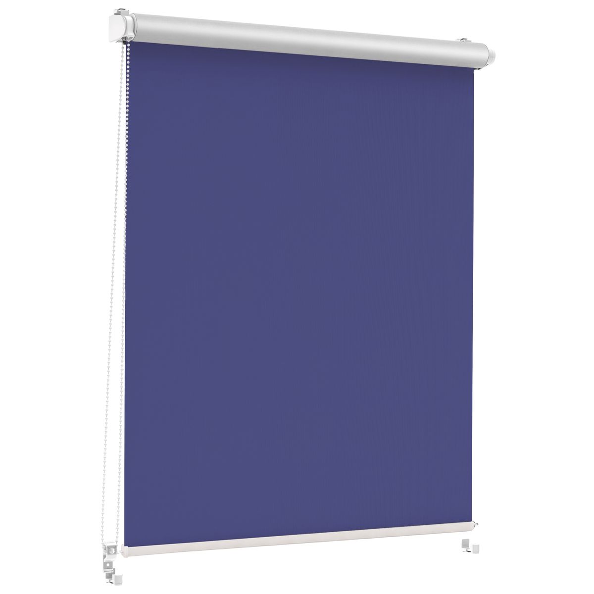 Roleta zaciemniająca Silver Click 106 x 215 cm granatowa termoizolacyjna