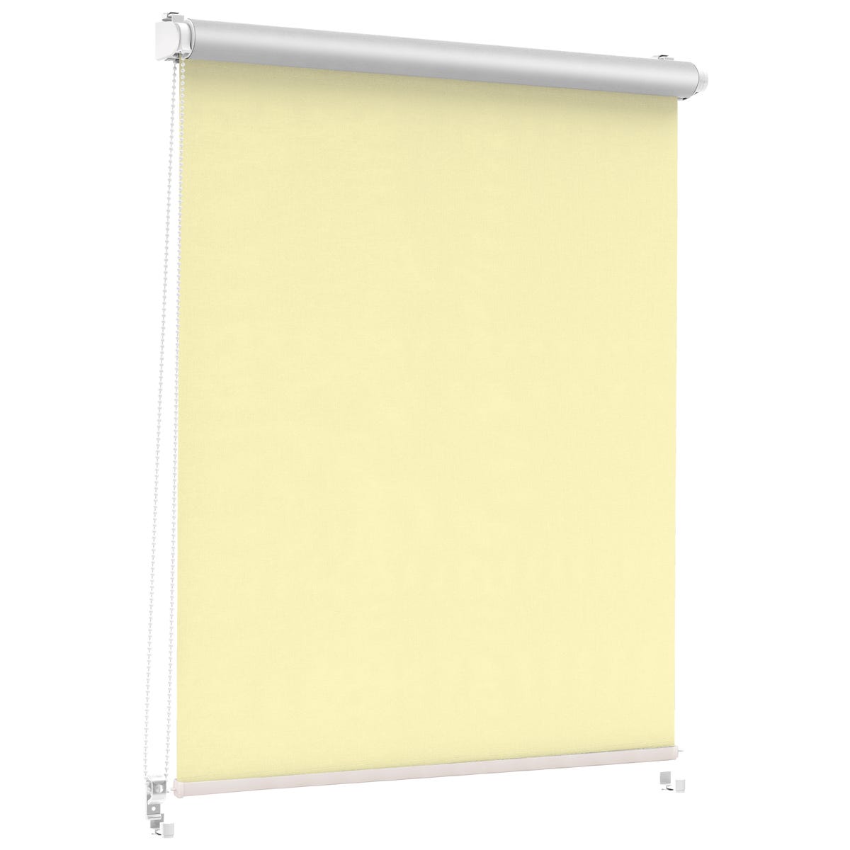 Roleta zaciemniająca Silver Click 121 x 215 cm piaskowa termoizolacyjna