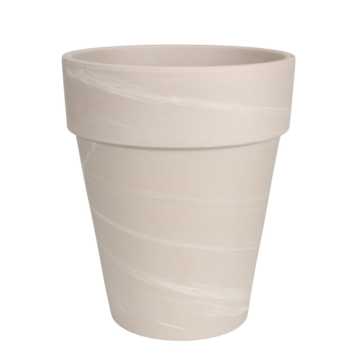 Cermax Donica duża gliniana śr.26 cm kremowa