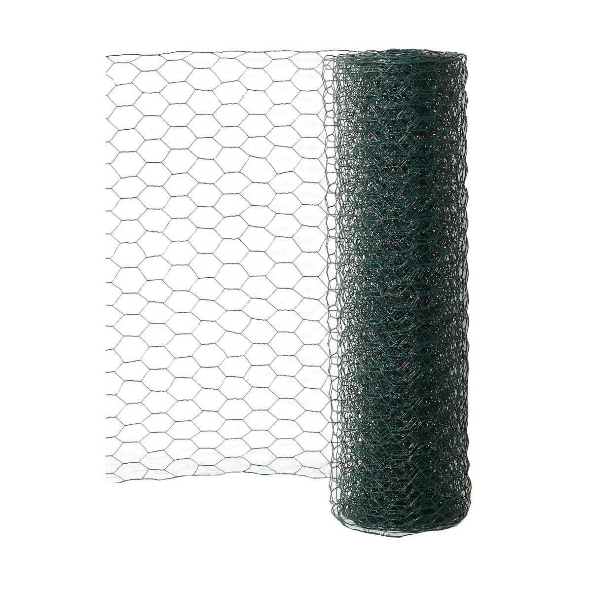 Siatka heksagonalna 1x5 m zielona Lustan
