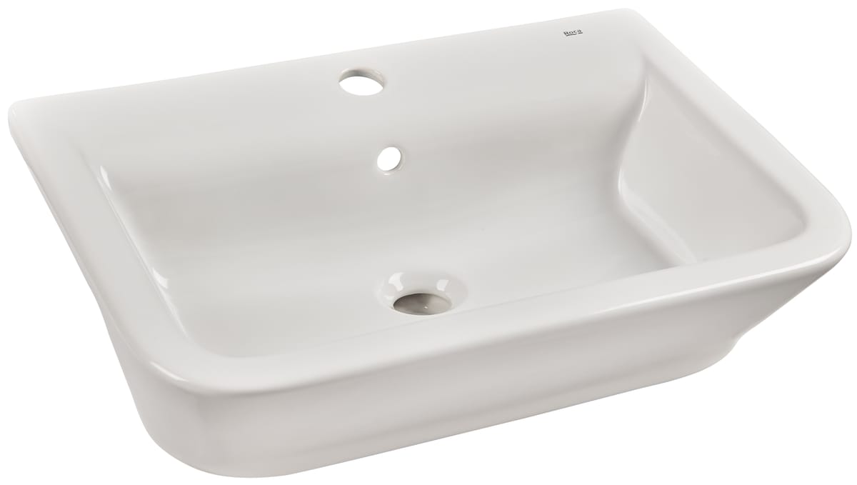 Roca Umywalka ceramiczna półblatowa Domus 56 x 40
