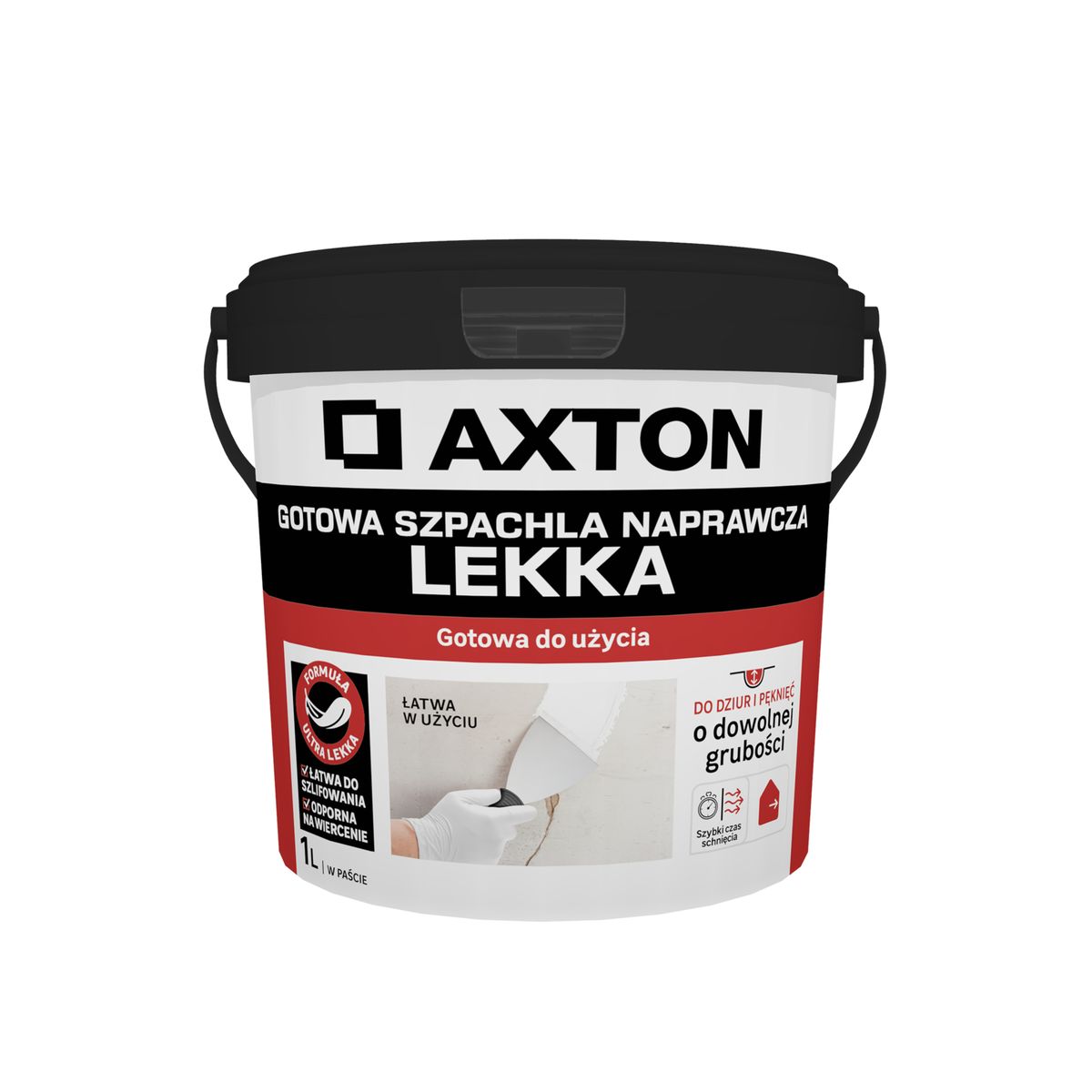 Szpachla naprawcza lekka 1 l Axton