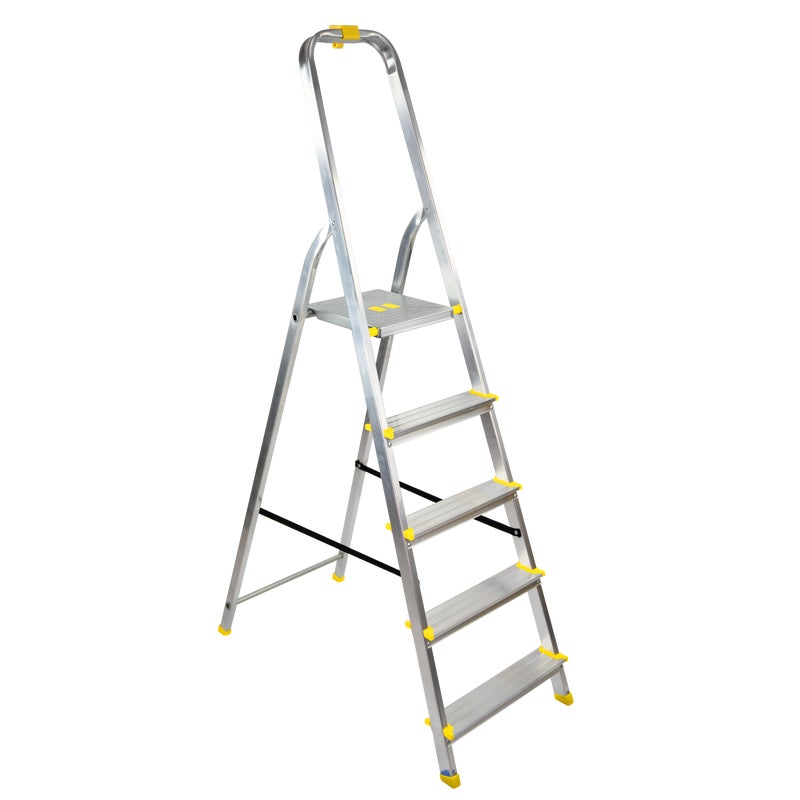 Drabina aluminiowa 5 stopni 1-stronna