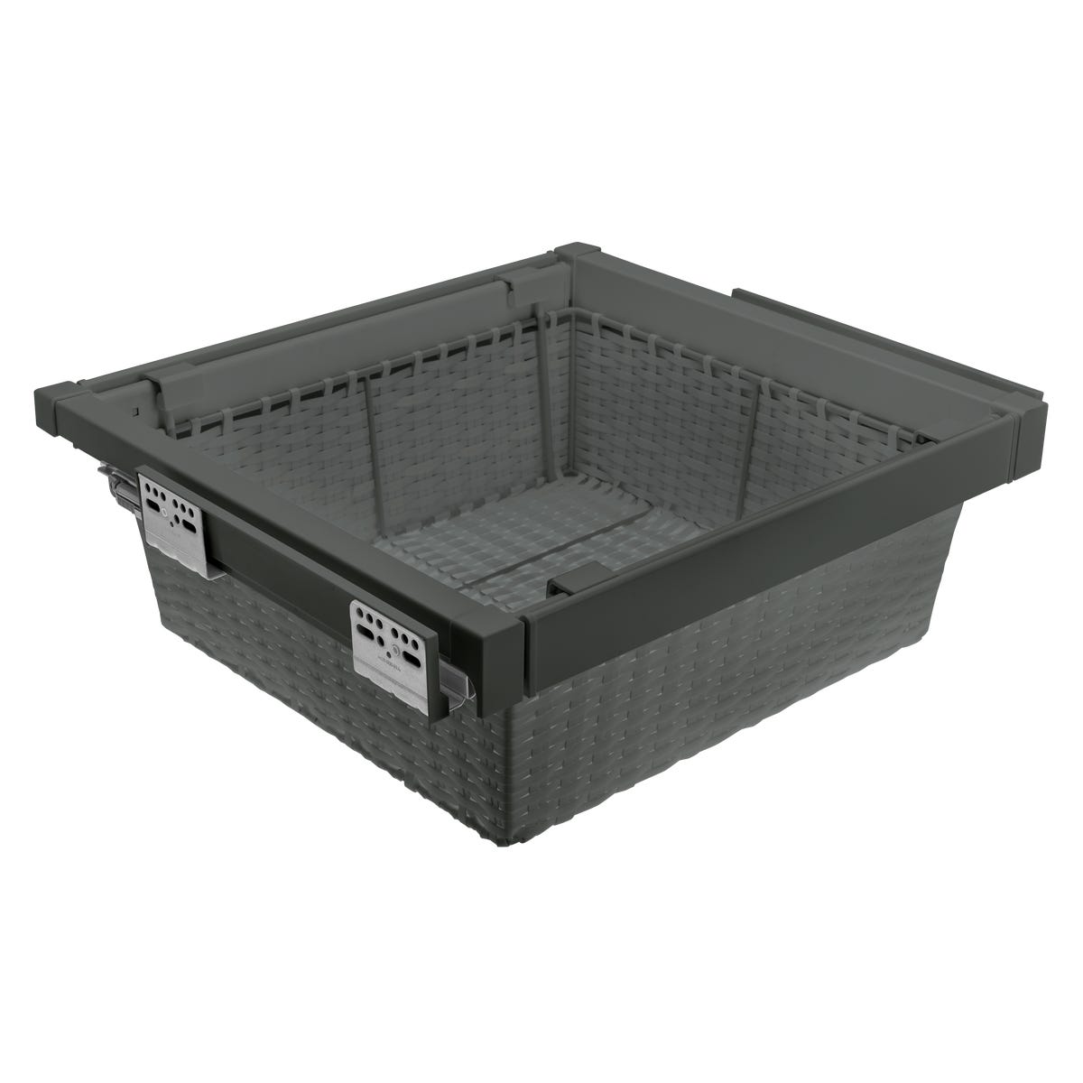 Szuflada z koszem rattan do korpusu 80 cm antracyt Elite GTV
