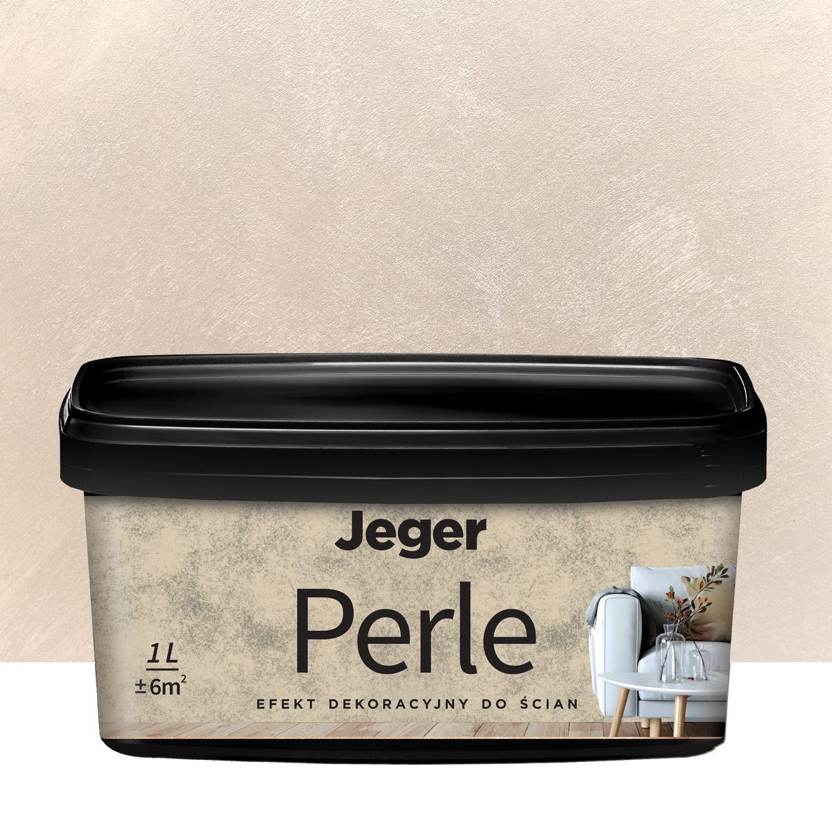 Farba dekoracyjna Perle 1 l Vela Jeger