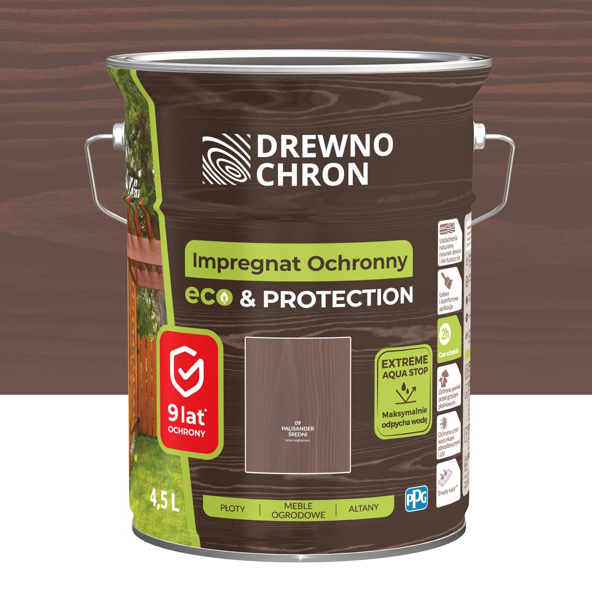 Impregnat do drewna 0.75 l Palisander Drewnochron