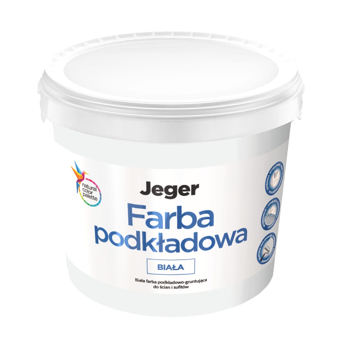 Farba podkładowa 10 l biała Jeger