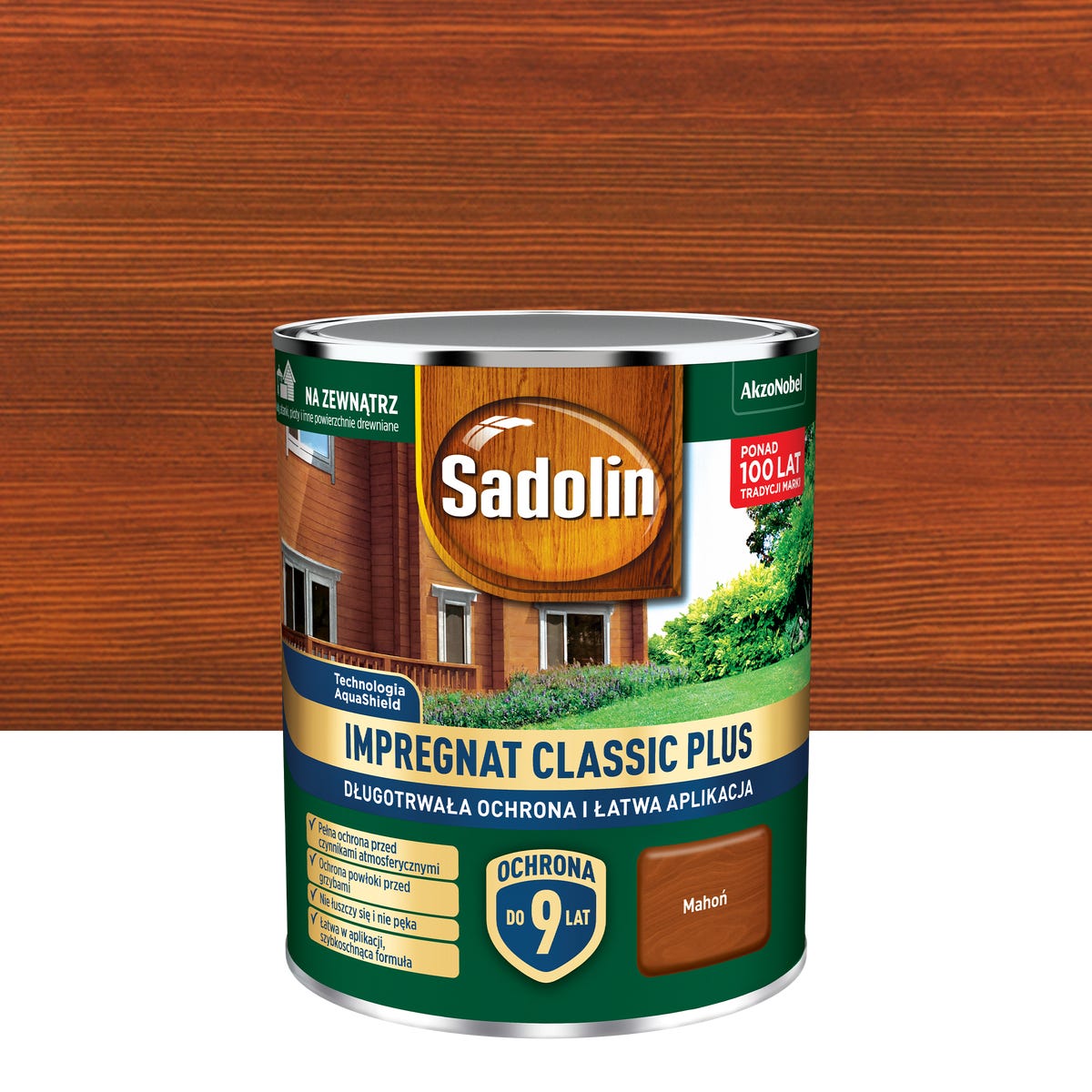 Impregnat do drewna Classic Plus 0.7 l Mahoń Sadolin
